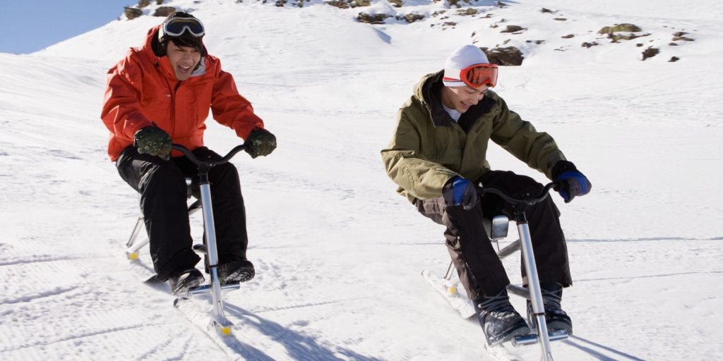 Snowbiking, ein Trendsport als Alternative zum Skifahren