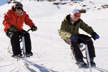 Snowbiking, ein Trendsport als Alternative zum Skifahren